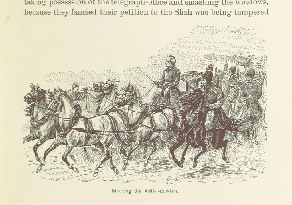 An illustration from Around the World on a Bicycle ... From Teheran to Yokohama. With ... illustrations, 1888, leaf 101