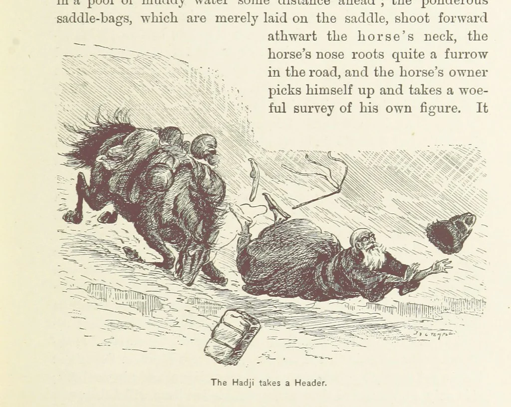 An illustration from Around the World on a Bicycle ... From Teheran to Yokohama. With ... illustrations, 1888, leaf 113