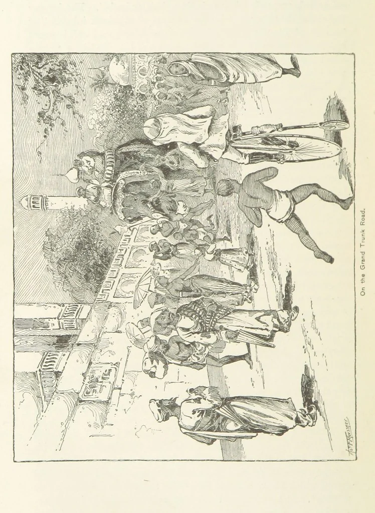 An illustration from Around the World on a Bicycle ... From Teheran to Yokohama. With ... illustrations, 1888, leaf 316