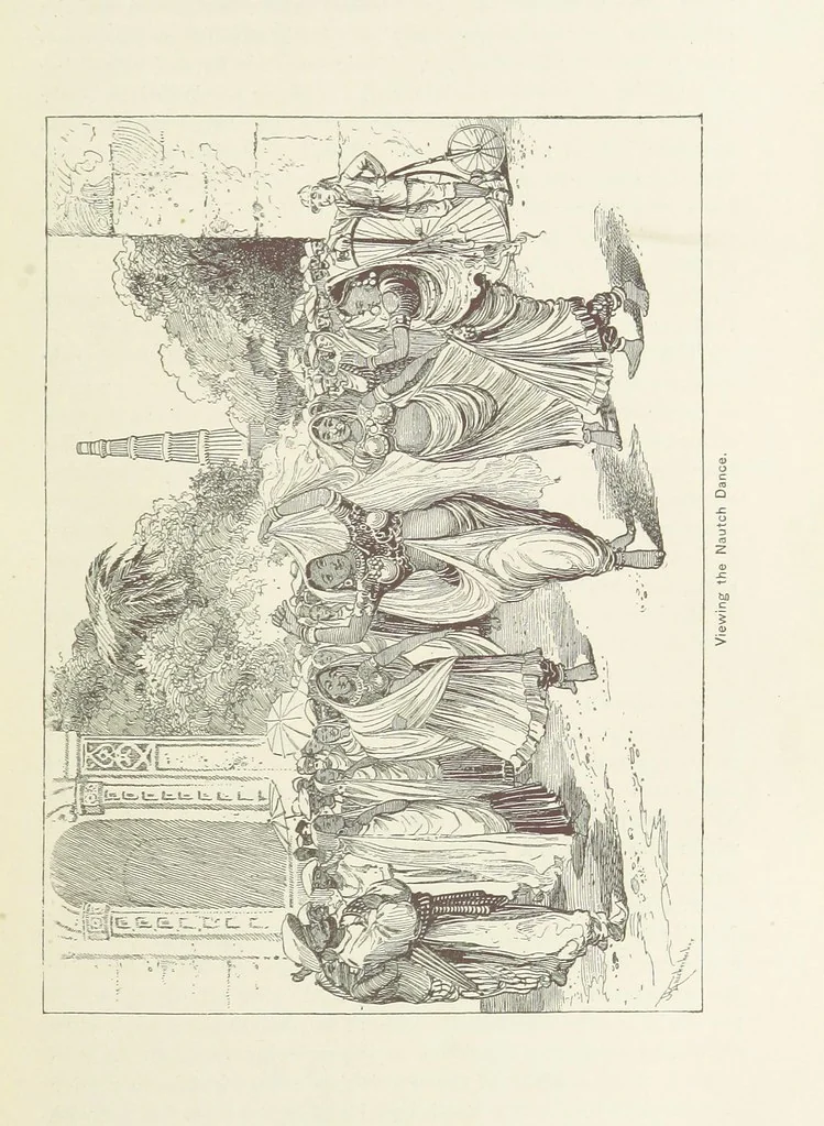 An illustration from Around the World on a Bicycle ... From Teheran to Yokohama. With ... illustrations, 1888, leaf 335