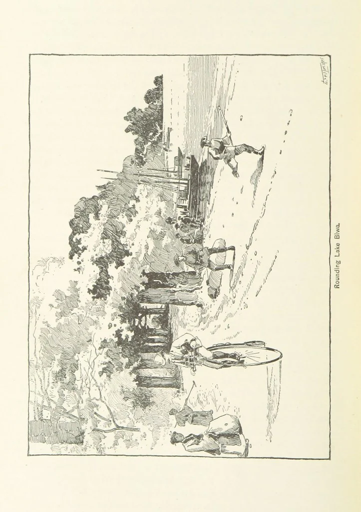 An illustration from Around the World on a Bicycle ... From Teheran to Yokohama. With ... illustrations, 1888, leaf 482