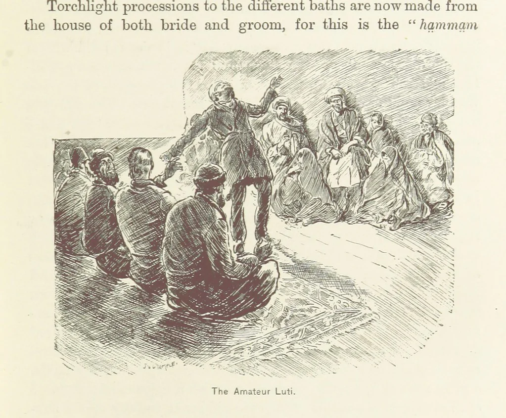An illustration from Around the World on a Bicycle ... From Teheran to Yokohama. With ... illustrations, 1888, leaf 65