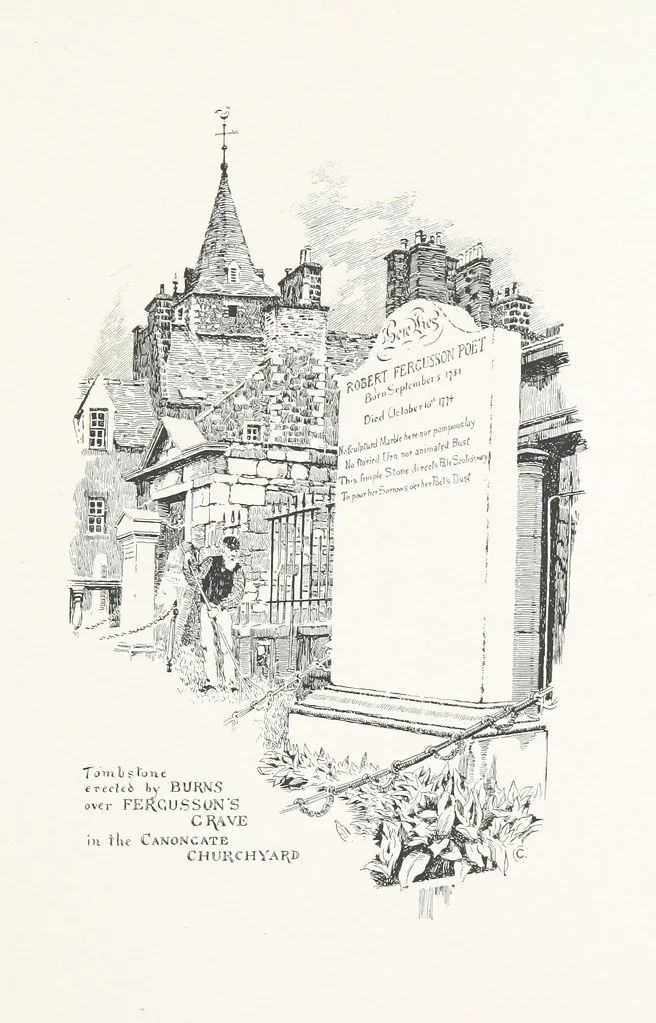 An illustration from Edinburgh. Picturesque Notes ... With etchings by A. Brunet-Debaines from drawings by S. Bough ... and W. E. Lockhart, etc, 1896, leaf 167