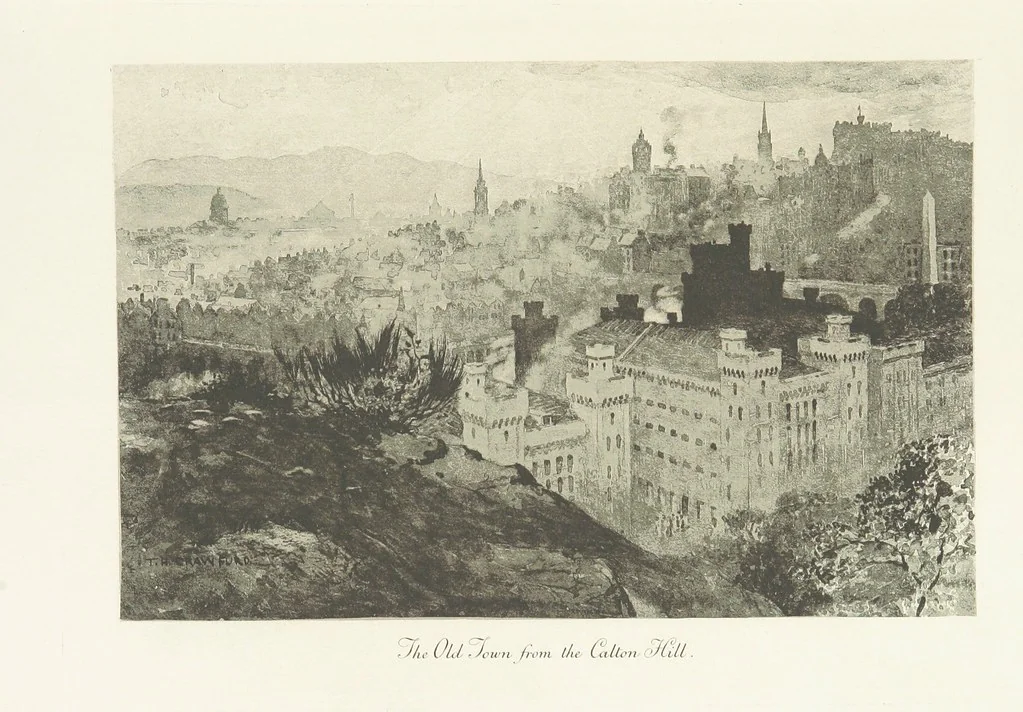 An illustration from Edinburgh. Picturesque Notes ... With etchings by A. Brunet-Debaines from drawings by S. Bough ... and W. E. Lockhart, etc, 1896, leaf 179