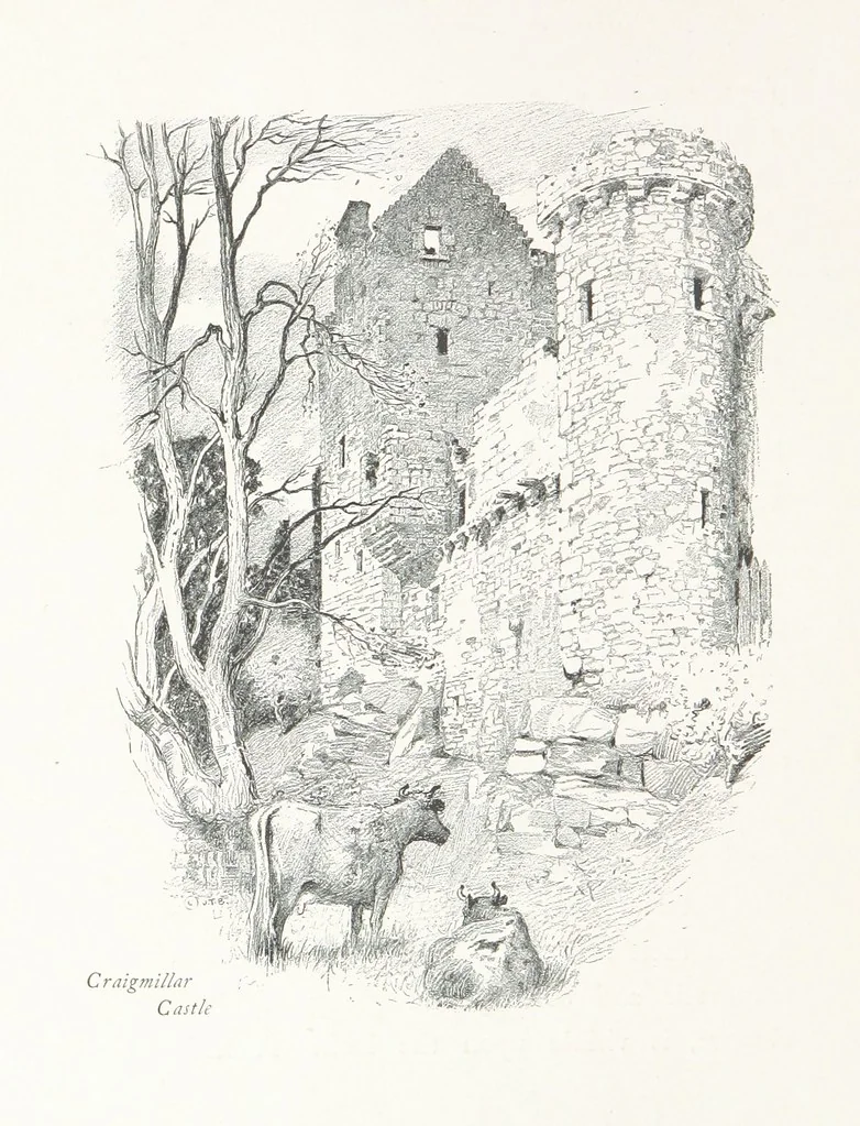 An illustration from Edinburgh. Picturesque Notes ... With etchings by A. Brunet-Debaines from drawings by S. Bough ... and W. E. Lockhart, etc, 1896, leaf 204