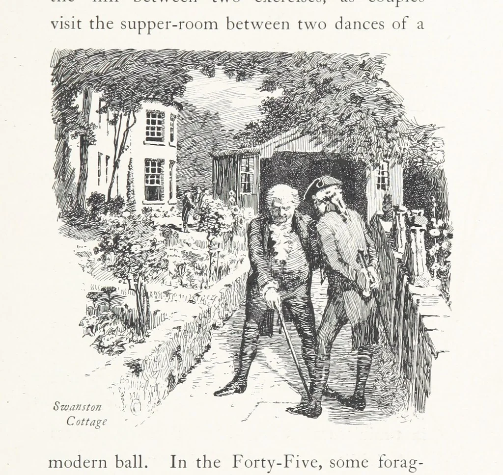An illustration from Edinburgh. Picturesque Notes ... With etchings by A. Brunet-Debaines from drawings by S. Bough ... and W. E. Lockhart, etc, 1896, leaf 217