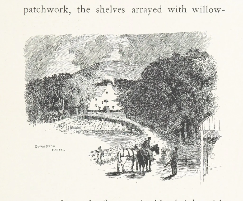 An illustration from Edinburgh. Picturesque Notes ... With etchings by A. Brunet-Debaines from drawings by S. Bough ... and W. E. Lockhart, etc, 1896, leaf 219