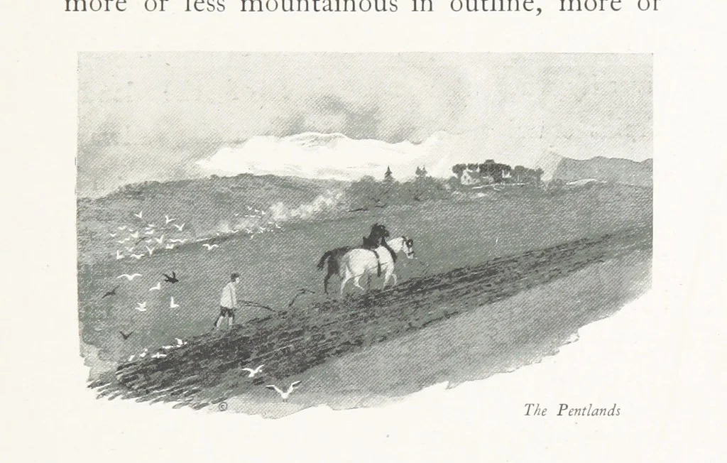 An illustration from Edinburgh. Picturesque Notes ... With etchings by A. Brunet-Debaines from drawings by S. Bough ... and W. E. Lockhart, etc, 1896, leaf 221