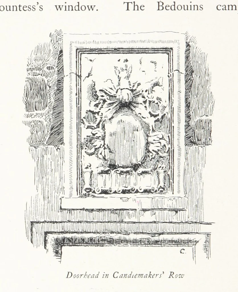 An illustration from Edinburgh. Picturesque Notes ... With etchings by A. Brunet-Debaines from drawings by S. Bough ... and W. E. Lockhart, etc, 1896, leaf 56