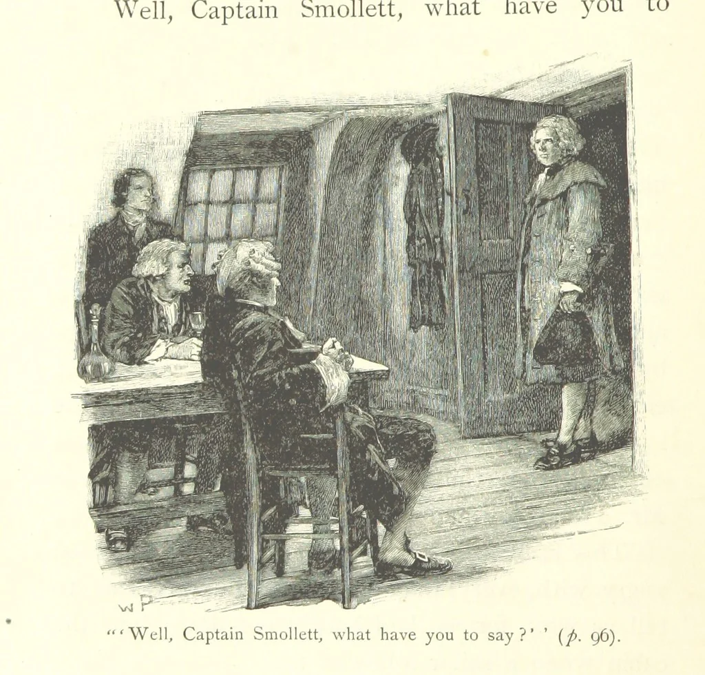 An illustration from Treasure Island ... New edition, with original illustrations by Wal Paget, 1899, leaf 116