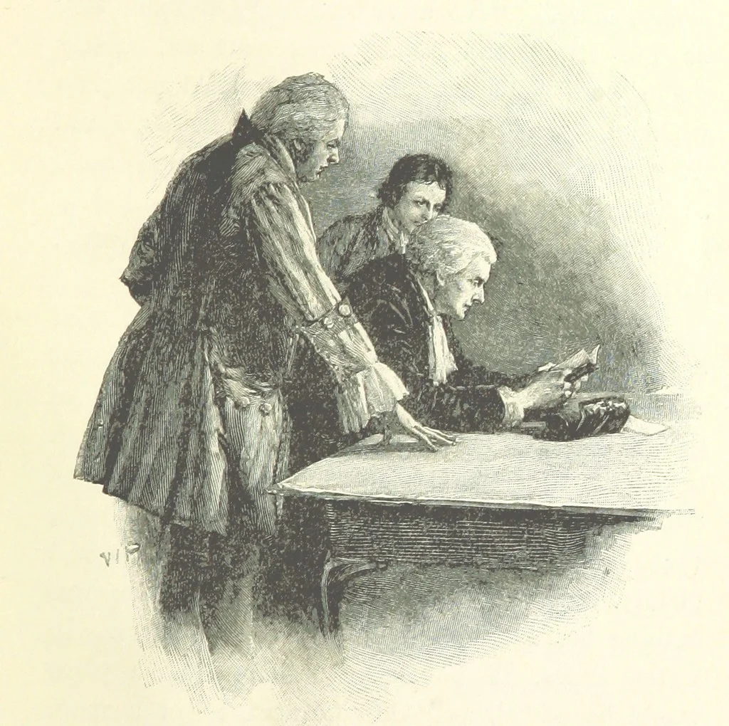 An illustration from Treasure Island ... New edition, with original illustrations by Wal Paget, 1899, leaf 87