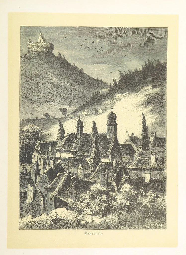 An illustration from Bilder aus Elsass Lothringen. Original-Zeichnungen von R. Assmus ... Schilderungen von K. S, 1876, leaf 113