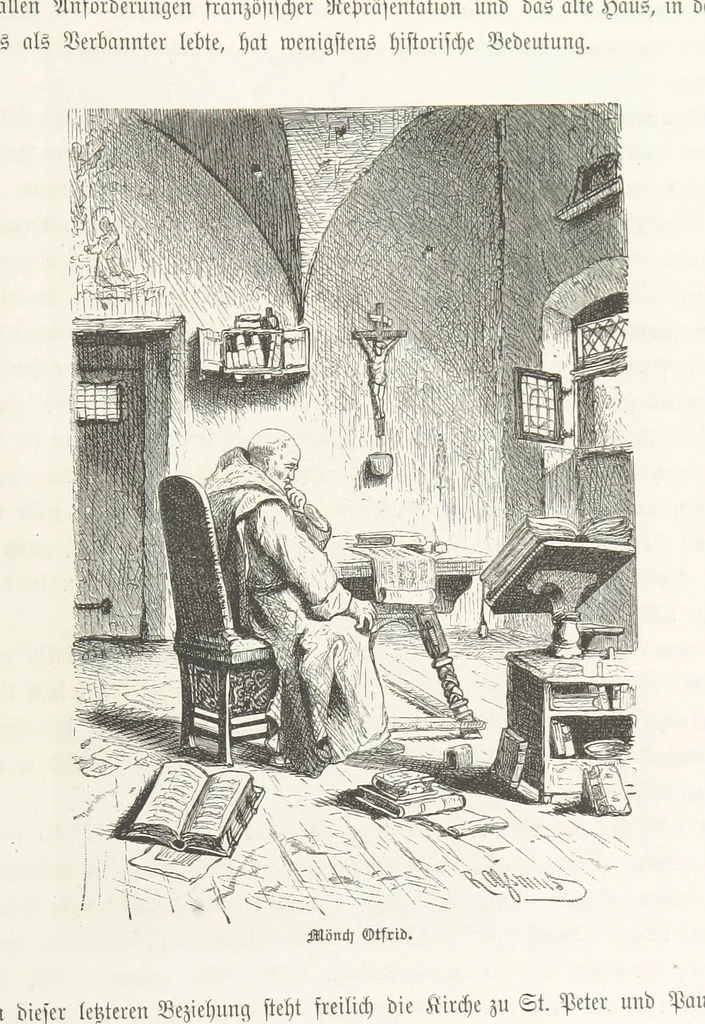 An illustration from Bilder aus Elsass Lothringen. Original-Zeichnungen von R. Assmus ... Schilderungen von K. S, 1876, leaf 141