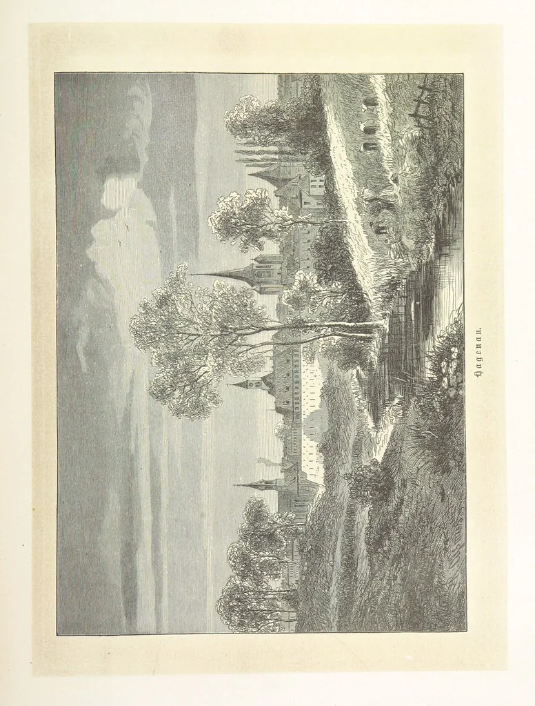 An illustration from Bilder aus Elsass Lothringen. Original-Zeichnungen von R. Assmus ... Schilderungen von K. S, 1876, leaf 149