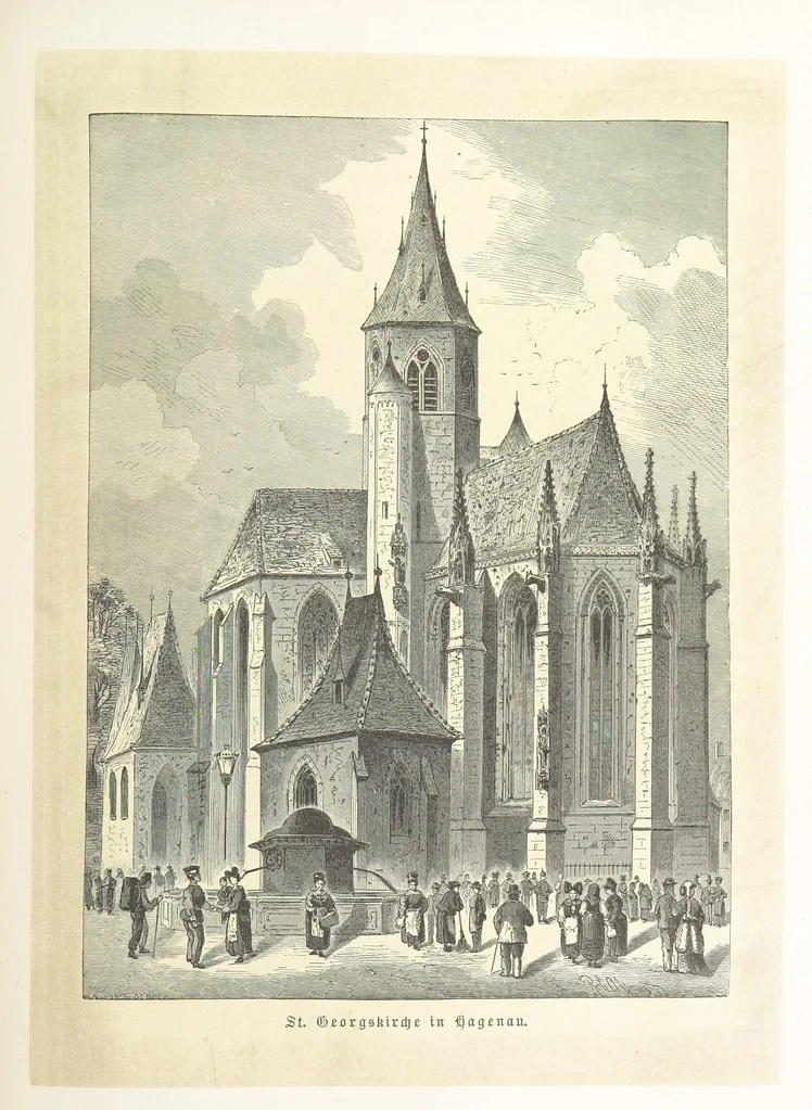 An illustration from Bilder aus Elsass Lothringen. Original-Zeichnungen von R. Assmus ... Schilderungen von K. S, 1876, leaf 155
