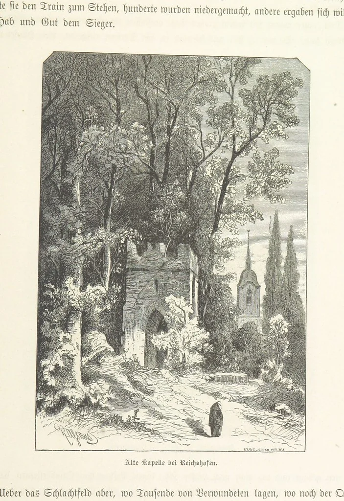 An illustration from Bilder aus Elsass Lothringen. Original-Zeichnungen von R. Assmus ... Schilderungen von K. S, 1876, leaf 163