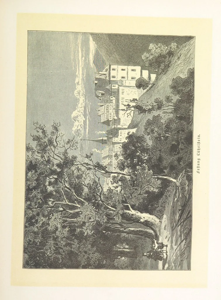 An illustration from Bilder aus Elsass Lothringen. Original-Zeichnungen von R. Assmus ... Schilderungen von K. S, 1876, leaf 179
