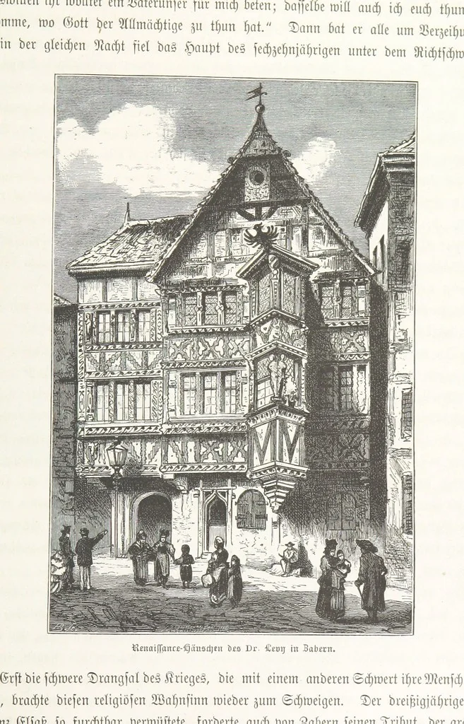 An illustration from Bilder aus Elsass Lothringen. Original-Zeichnungen von R. Assmus ... Schilderungen von K. S, 1876, leaf 193