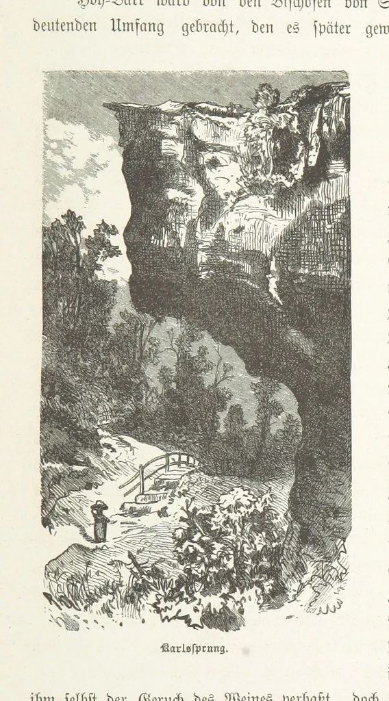 An illustration from Bilder aus Elsass Lothringen. Original-Zeichnungen von R. Assmus ... Schilderungen von K. S, 1876, leaf 203