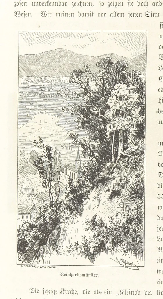 An illustration from Bilder aus Elsass Lothringen. Original-Zeichnungen von R. Assmus ... Schilderungen von K. S, 1876, leaf 216