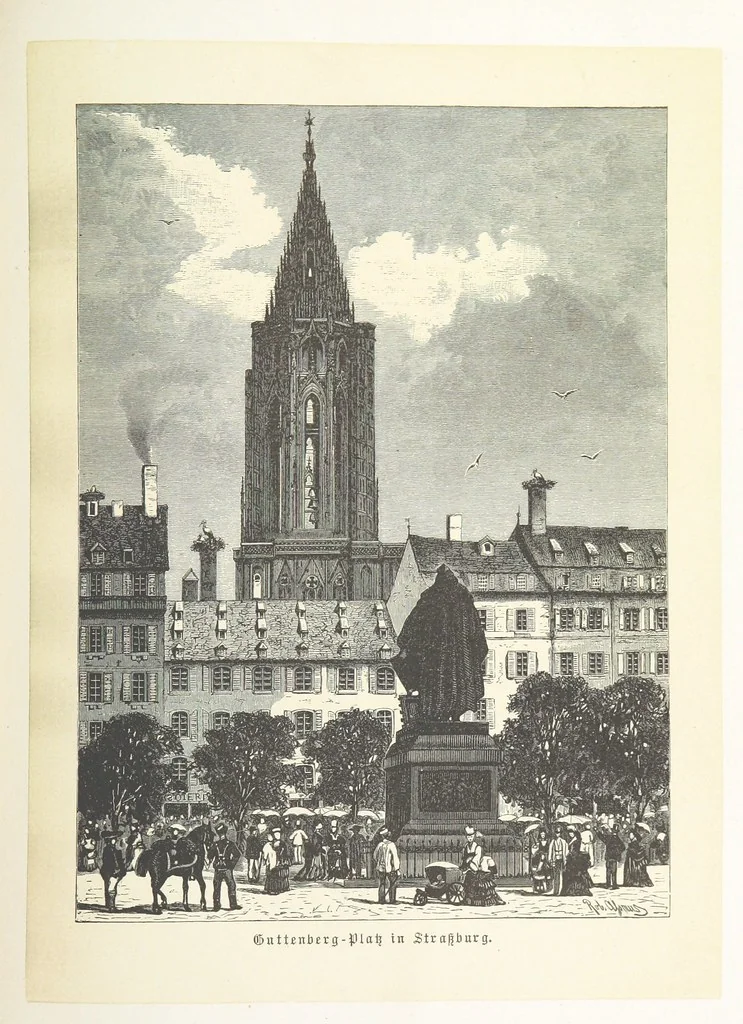An illustration from Bilder aus Elsass Lothringen. Original-Zeichnungen von R. Assmus ... Schilderungen von K. S, 1876, leaf 237
