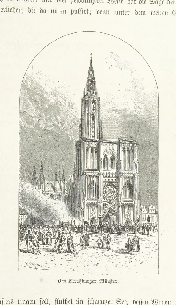 An illustration from Bilder aus Elsass Lothringen. Original-Zeichnungen von R. Assmus ... Schilderungen von K. S, 1876, leaf 249