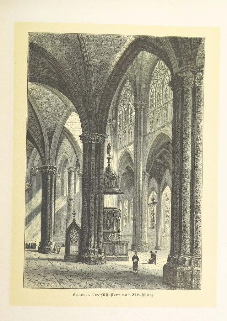 An illustration from Bilder aus Elsass Lothringen. Original-Zeichnungen von R. Assmus ... Schilderungen von K. S, 1876, leaf 251
