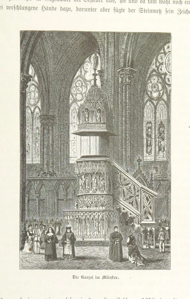 An illustration from Bilder aus Elsass Lothringen. Original-Zeichnungen von R. Assmus ... Schilderungen von K. S, 1876, leaf 263