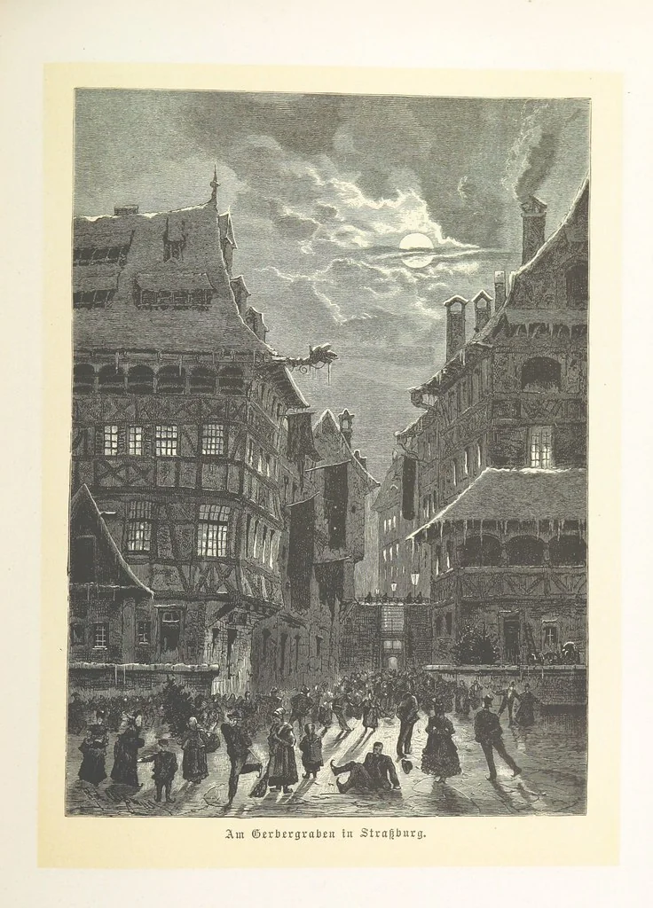 An illustration from Bilder aus Elsass Lothringen. Original-Zeichnungen von R. Assmus ... Schilderungen von K. S, 1876, leaf 267