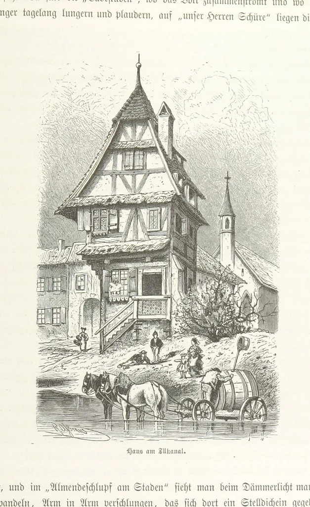 An illustration from Bilder aus Elsass Lothringen. Original-Zeichnungen von R. Assmus ... Schilderungen von K. S, 1876, leaf 271