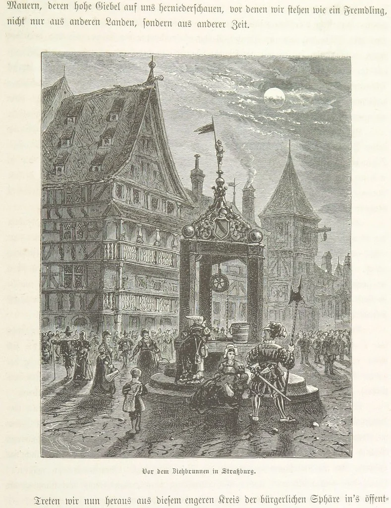An illustration from Bilder aus Elsass Lothringen. Original-Zeichnungen von R. Assmus ... Schilderungen von K. S, 1876, leaf 273