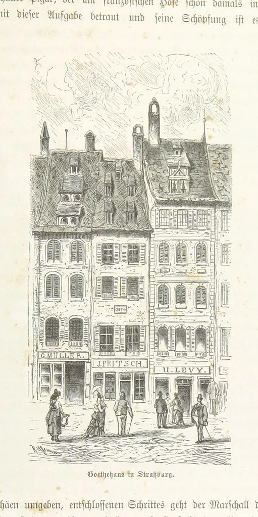 An illustration from Bilder aus Elsass Lothringen. Original-Zeichnungen von R. Assmus ... Schilderungen von K. S, 1876, leaf 279