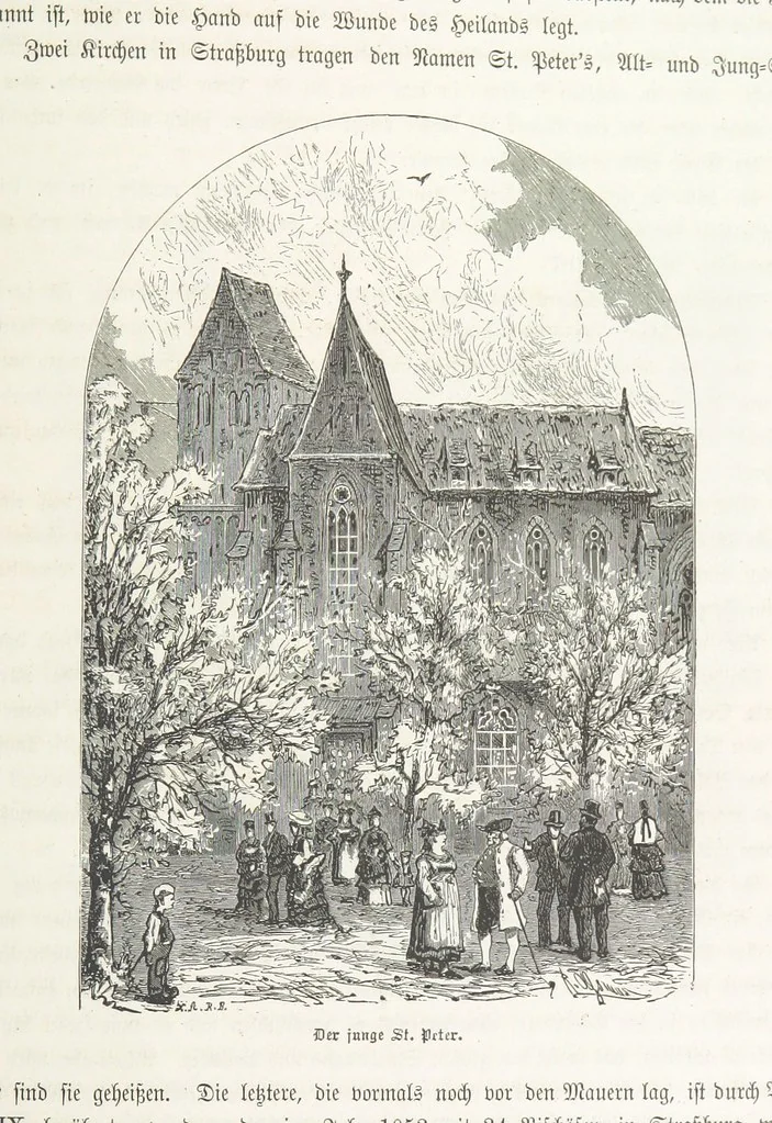 An illustration from Bilder aus Elsass Lothringen. Original-Zeichnungen von R. Assmus ... Schilderungen von K. S, 1876, leaf 281