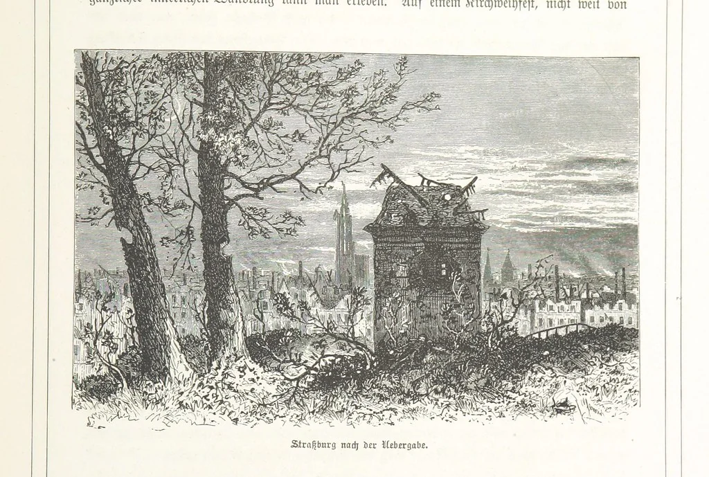 An illustration from Bilder aus Elsass Lothringen. Original-Zeichnungen von R. Assmus ... Schilderungen von K. S, 1876, leaf 285