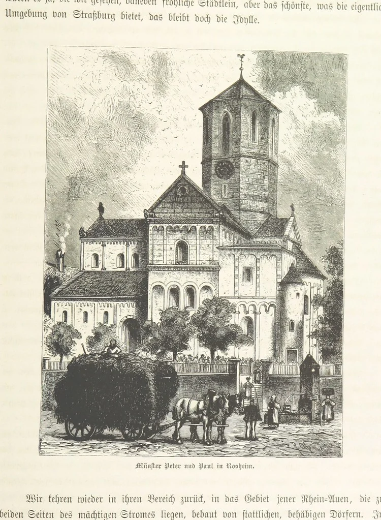 An illustration from Bilder aus Elsass Lothringen. Original-Zeichnungen von R. Assmus ... Schilderungen von K. S, 1876, leaf 297