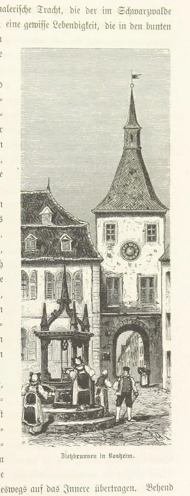 An illustration from Bilder aus Elsass Lothringen. Original-Zeichnungen von R. Assmus ... Schilderungen von K. S, 1876, leaf 299