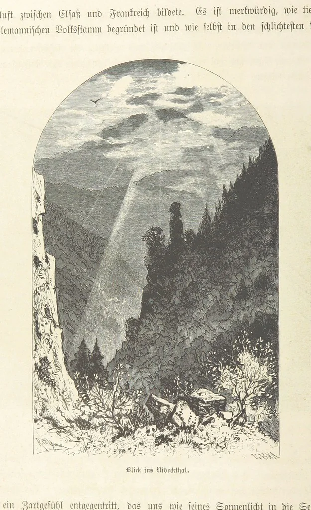 An illustration from Bilder aus Elsass Lothringen. Original-Zeichnungen von R. Assmus ... Schilderungen von K. S, 1876, leaf 302