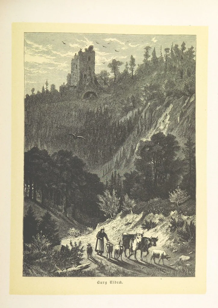An illustration from Bilder aus Elsass Lothringen. Original-Zeichnungen von R. Assmus ... Schilderungen von K. S, 1876, leaf 303