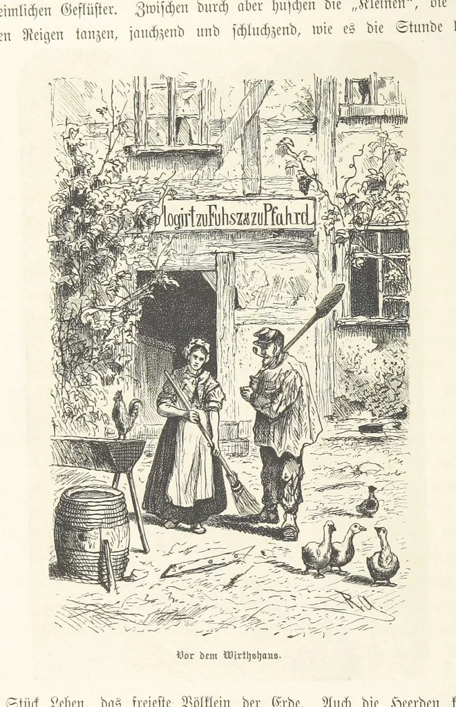 An illustration from Bilder aus Elsass Lothringen. Original-Zeichnungen von R. Assmus ... Schilderungen von K. S, 1876, leaf 306
