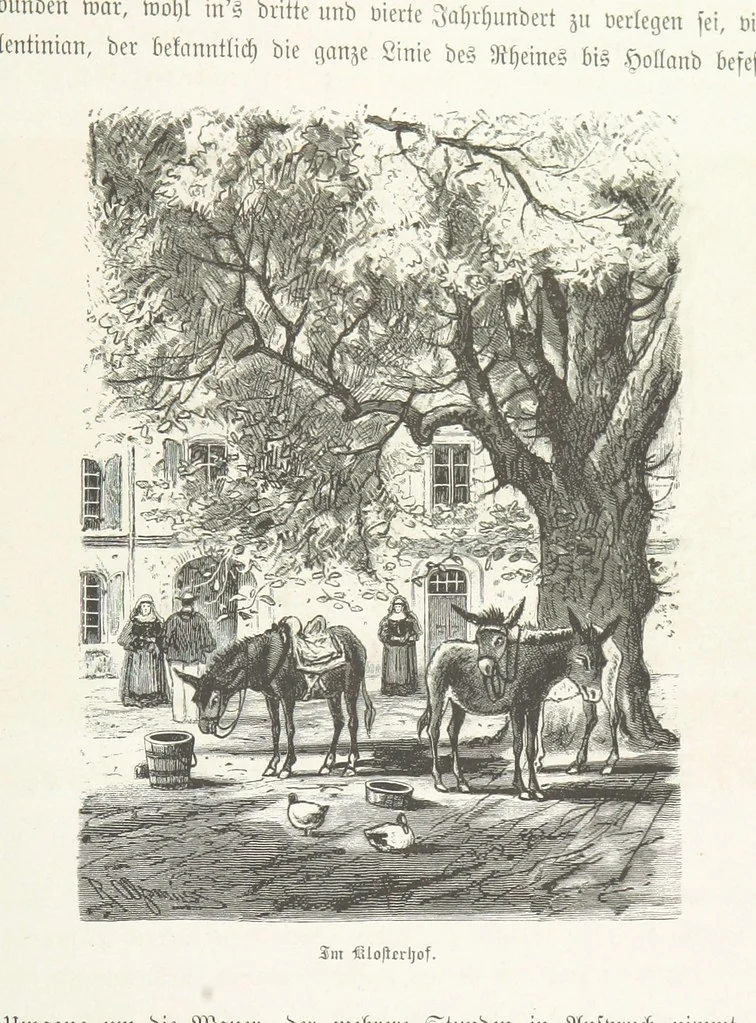 An illustration from Bilder aus Elsass Lothringen. Original-Zeichnungen von R. Assmus ... Schilderungen von K. S, 1876, leaf 319