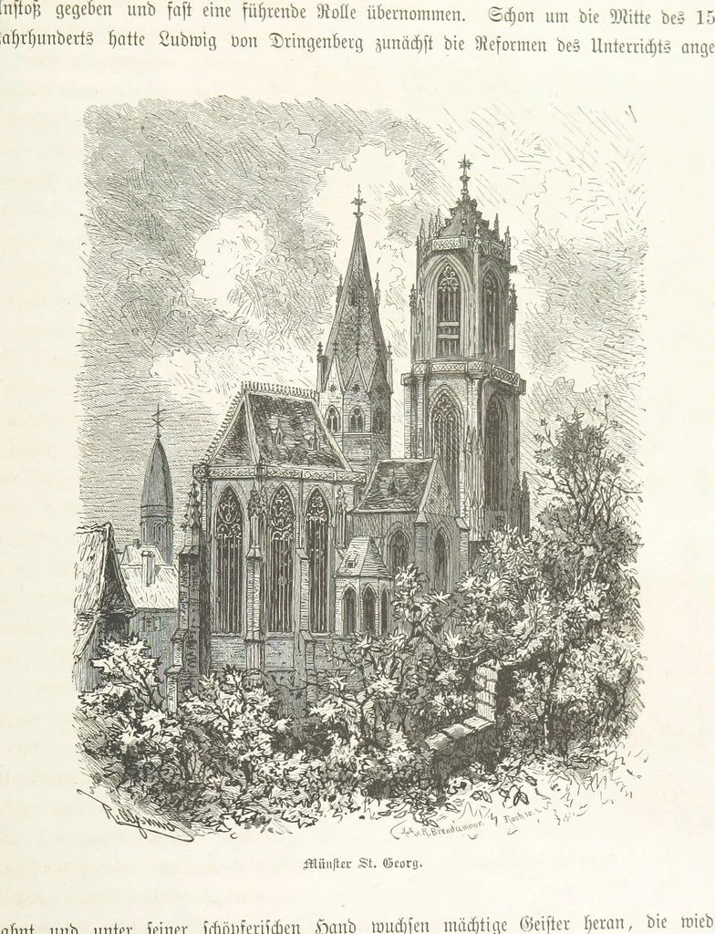 An illustration from Bilder aus Elsass Lothringen. Original-Zeichnungen von R. Assmus ... Schilderungen von K. S, 1876, leaf 329