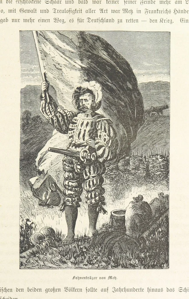 An illustration from Bilder aus Elsass Lothringen. Original-Zeichnungen von R. Assmus ... Schilderungen von K. S, 1876, leaf 33