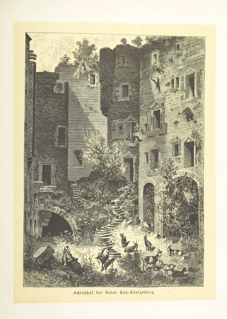 An illustration from Bilder aus Elsass Lothringen. Original-Zeichnungen von R. Assmus ... Schilderungen von K. S, 1876, leaf 331