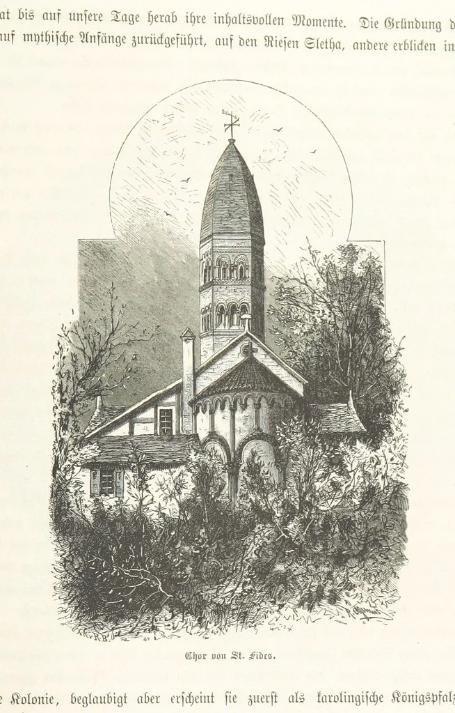 An illustration from Bilder aus Elsass Lothringen. Original-Zeichnungen von R. Assmus ... Schilderungen von K. S, 1876, leaf 333