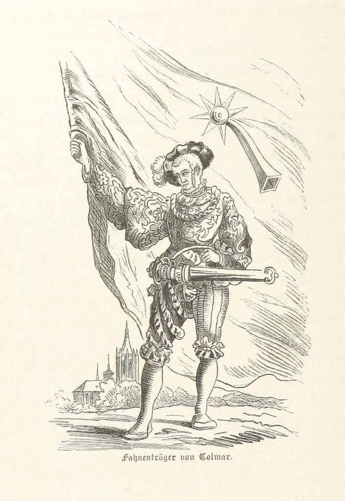 An illustration from Bilder aus Elsass Lothringen. Original-Zeichnungen von R. Assmus ... Schilderungen von K. S, 1876, leaf 340