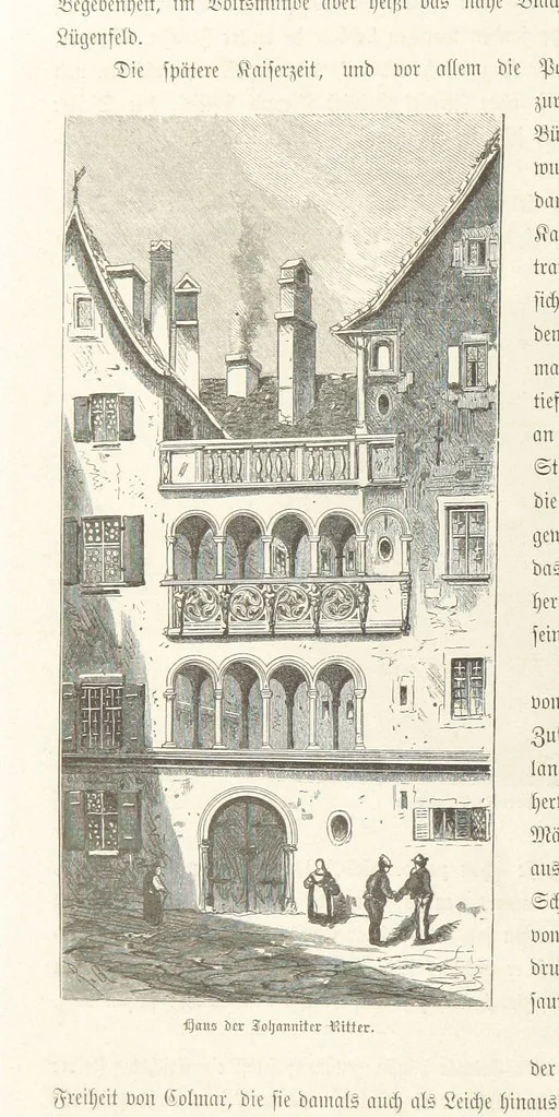 An illustration from Bilder aus Elsass Lothringen. Original-Zeichnungen von R. Assmus ... Schilderungen von K. S, 1876, leaf 348