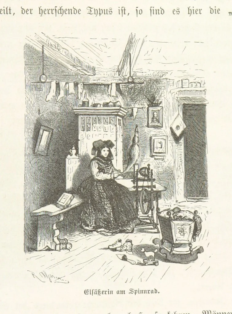 An illustration from Bilder aus Elsass Lothringen. Original-Zeichnungen von R. Assmus ... Schilderungen von K. S, 1876, leaf 367