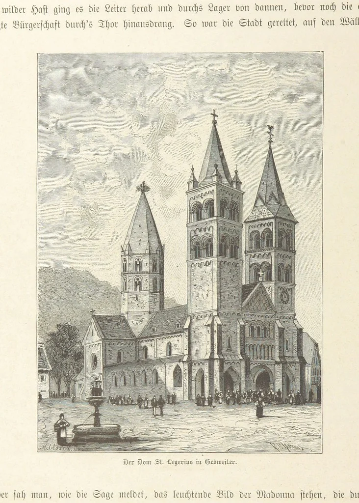 An illustration from Bilder aus Elsass Lothringen. Original-Zeichnungen von R. Assmus ... Schilderungen von K. S, 1876, leaf 378
