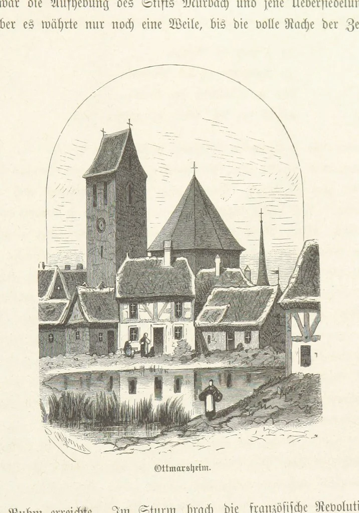 An illustration from Bilder aus Elsass Lothringen. Original-Zeichnungen von R. Assmus ... Schilderungen von K. S, 1876, leaf 381