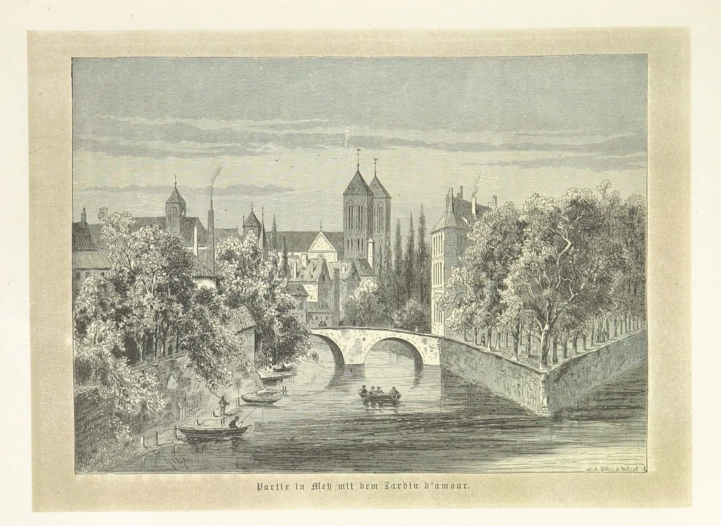 An illustration from Bilder aus Elsass Lothringen. Original-Zeichnungen von R. Assmus ... Schilderungen von K. S, 1876, leaf 43